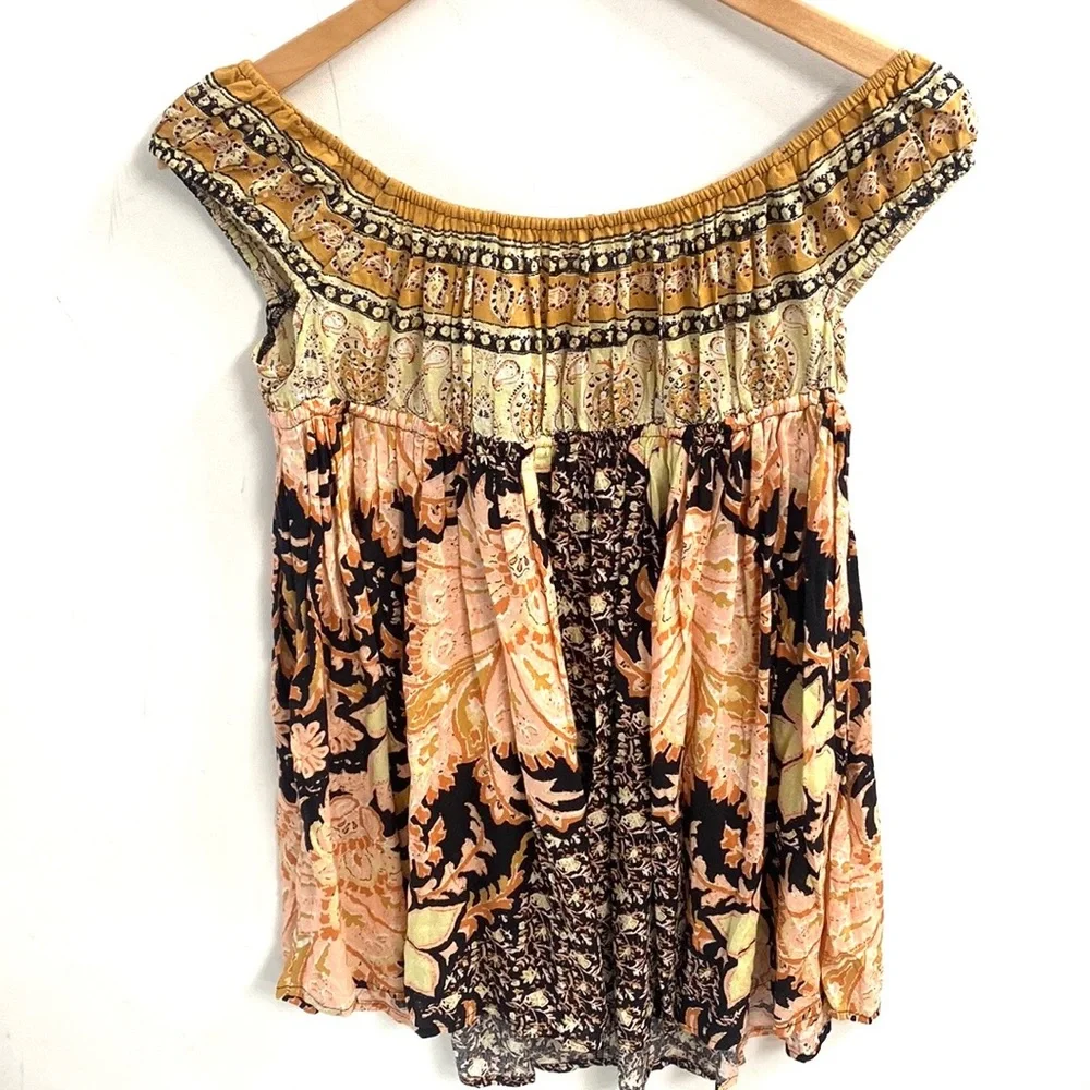 (A8) NEW Free People NWT Bali Mariposa Slip Dress in Black Combo, Size XS, NWOT - Picture 14 of 16